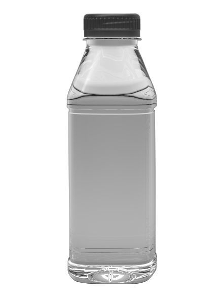 Milchflaschen r-PET | eckig | 0,5 l